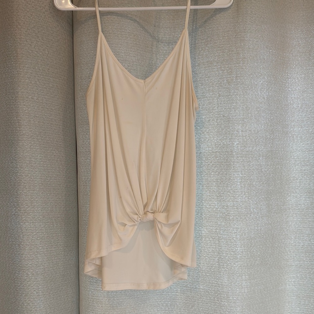 White Spaghetti Strap Top